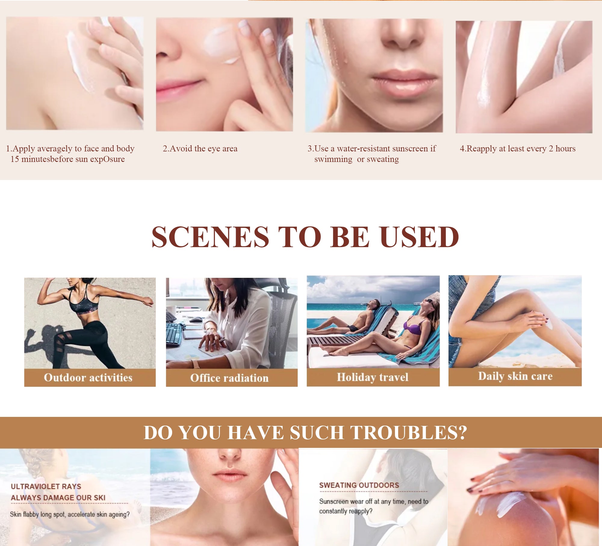 Protective UV Sunscreen Milk