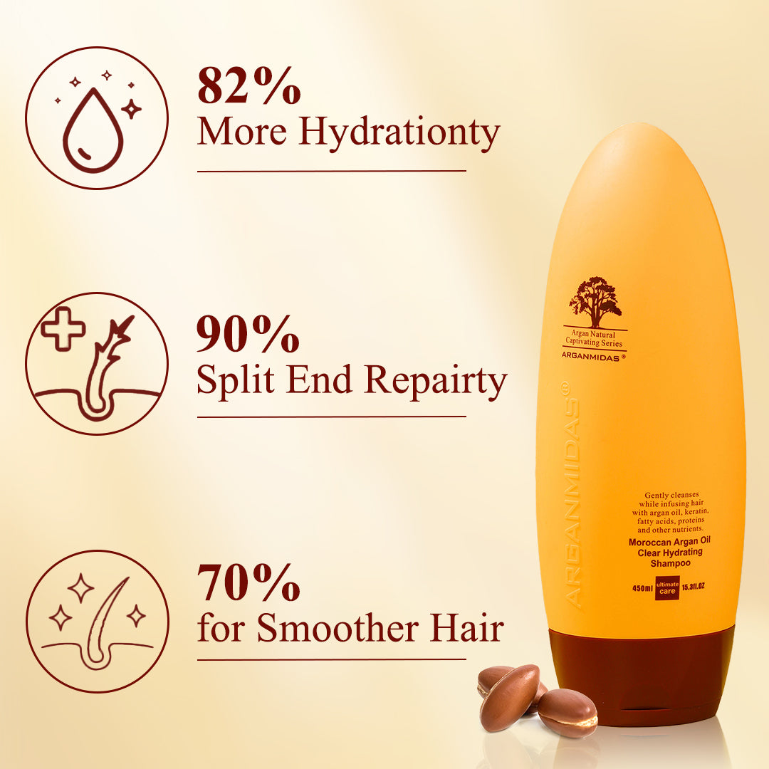 Moroccan Argan Oil Clear Hydrating Shampoo