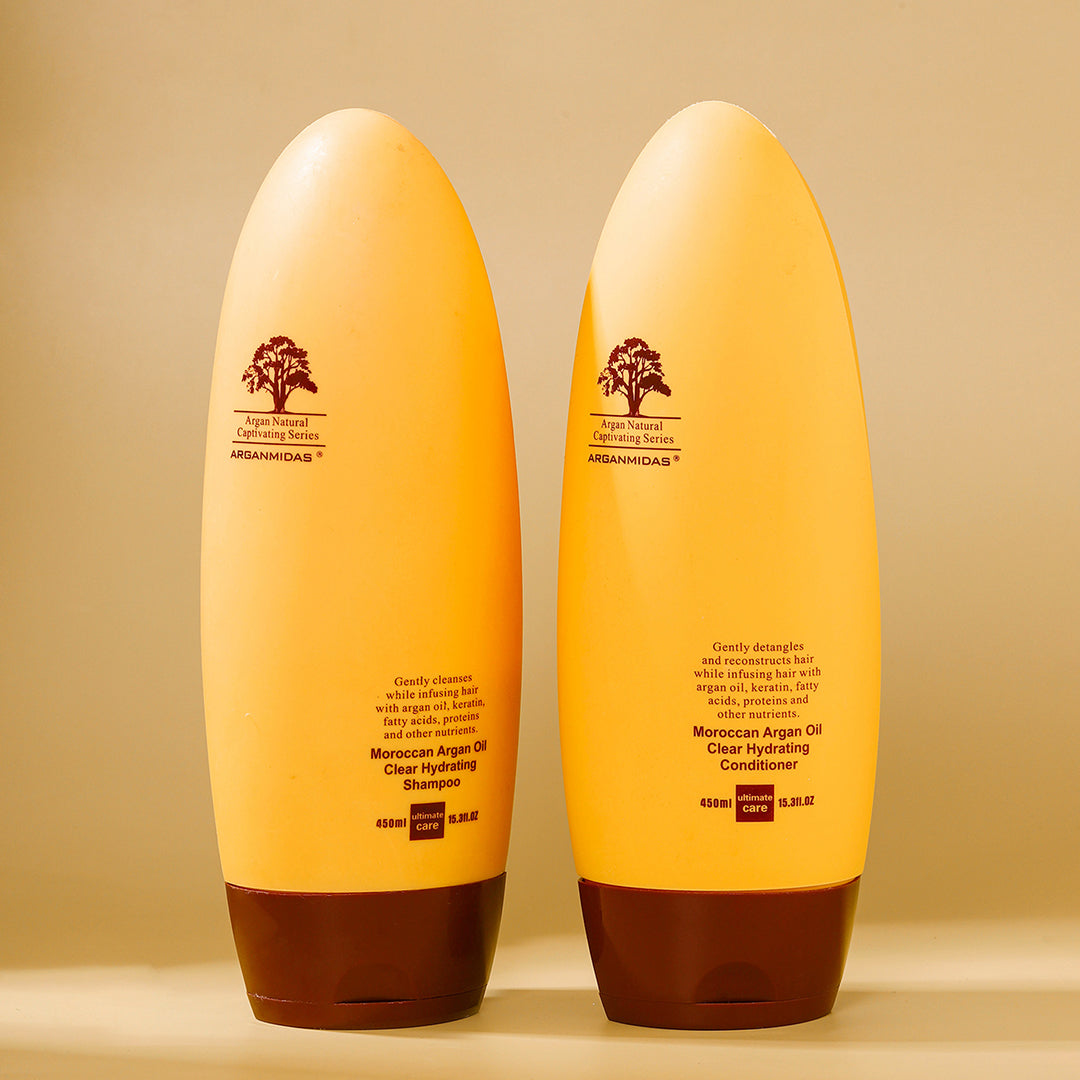 Moroccan Argan Oil Clear Hydrating Shampoo and Conditioner