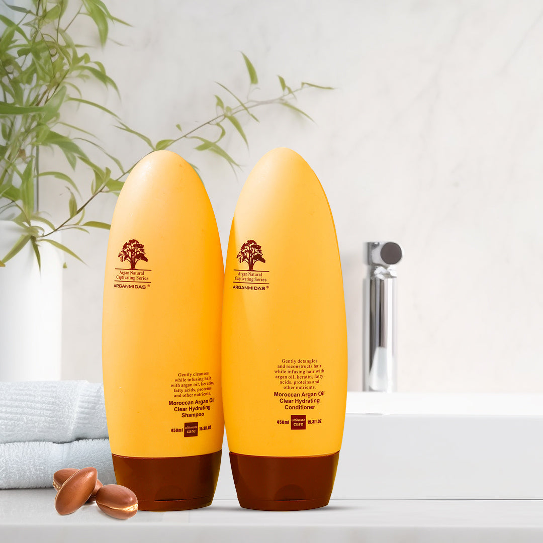 Moroccan Argan Oil Clear Hydrating Shampoo and Conditioner