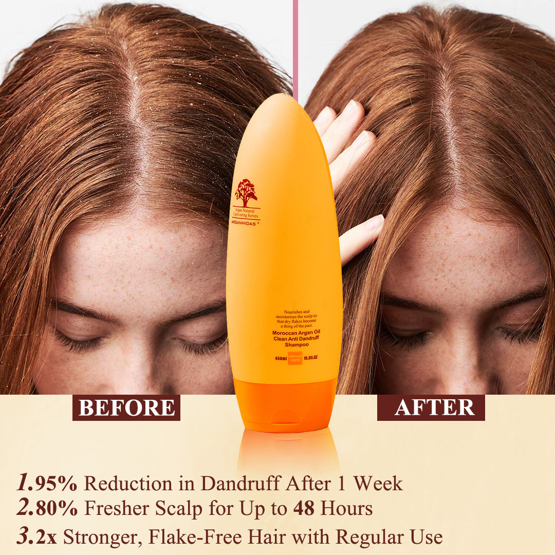 Moroccan Argan Oil Clean Anti Dandruff Shampoo