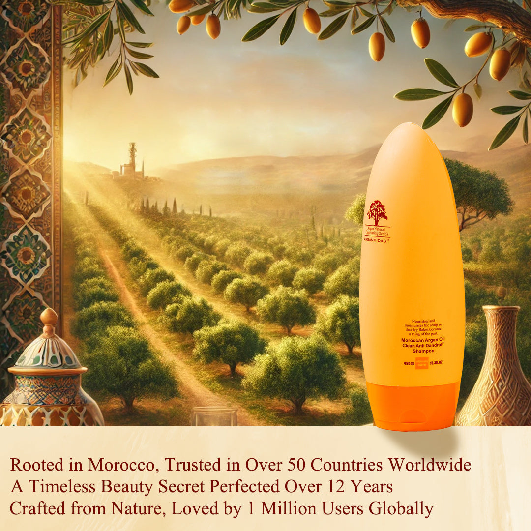 Moroccan Argan Oil Clean Anti Dandruff Shampoo