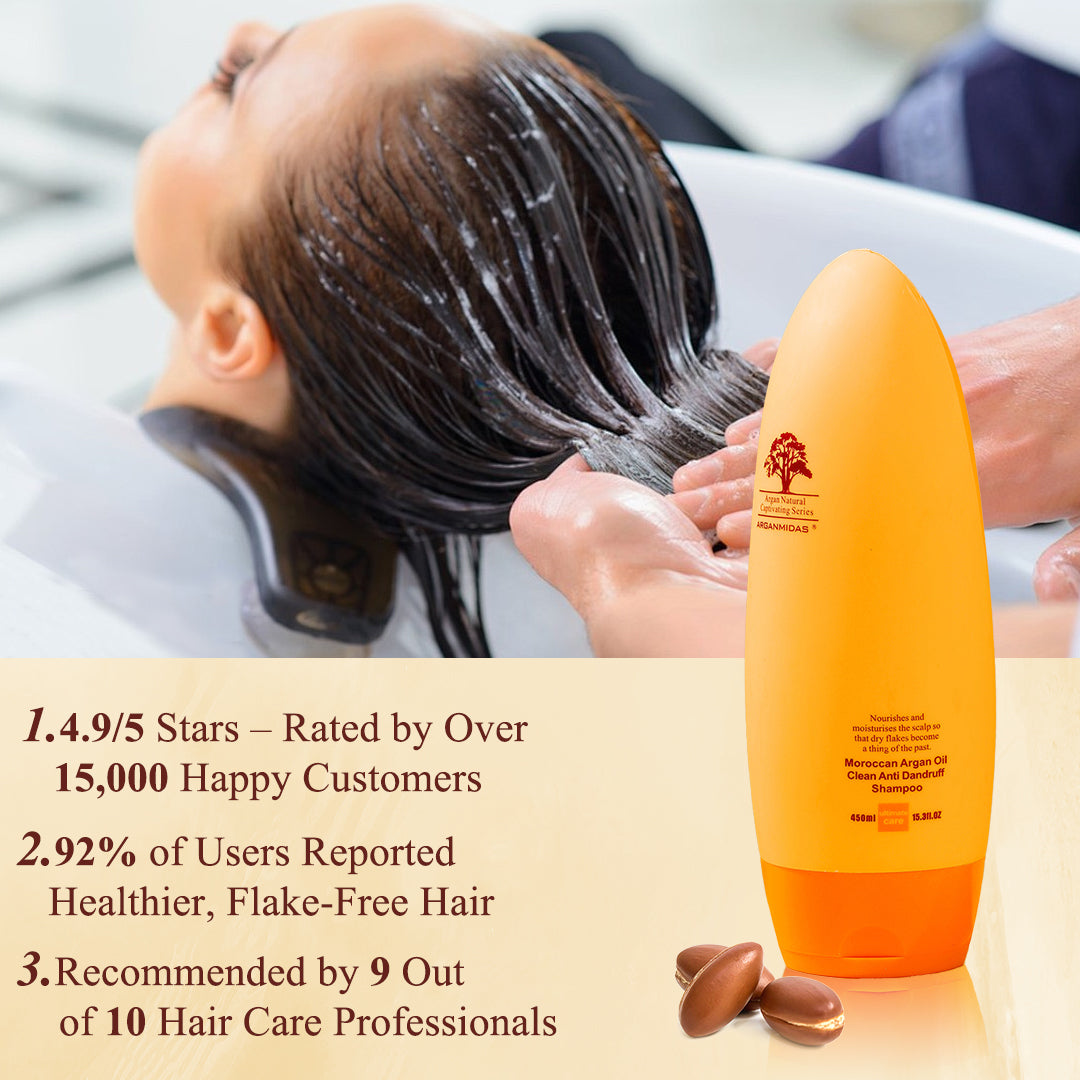 Moroccan Argan Oil Clean Anti Dandruff Shampoo