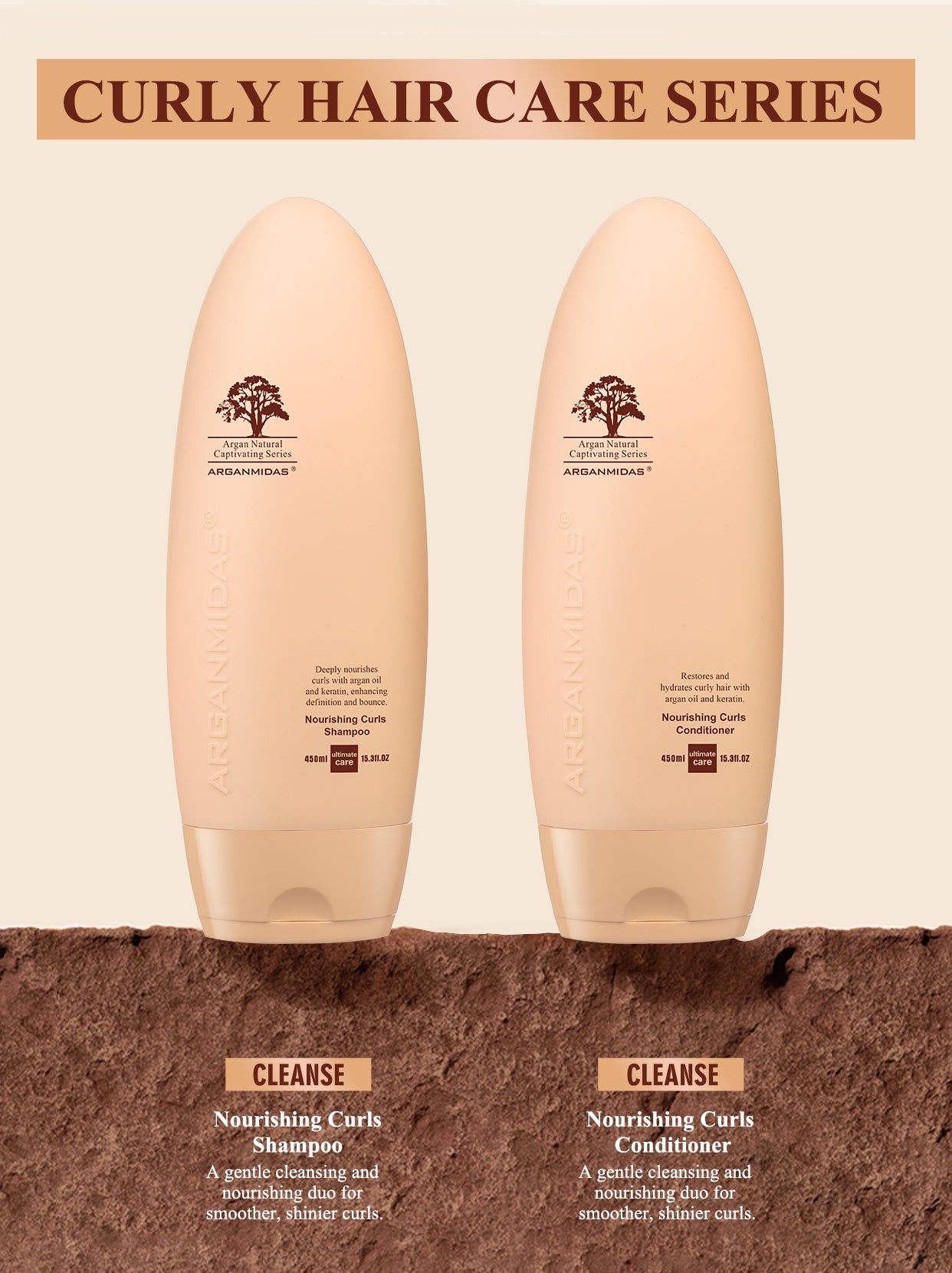 NOURISHING CURL HAIR CARE SHAMPOO & CONDITIONER